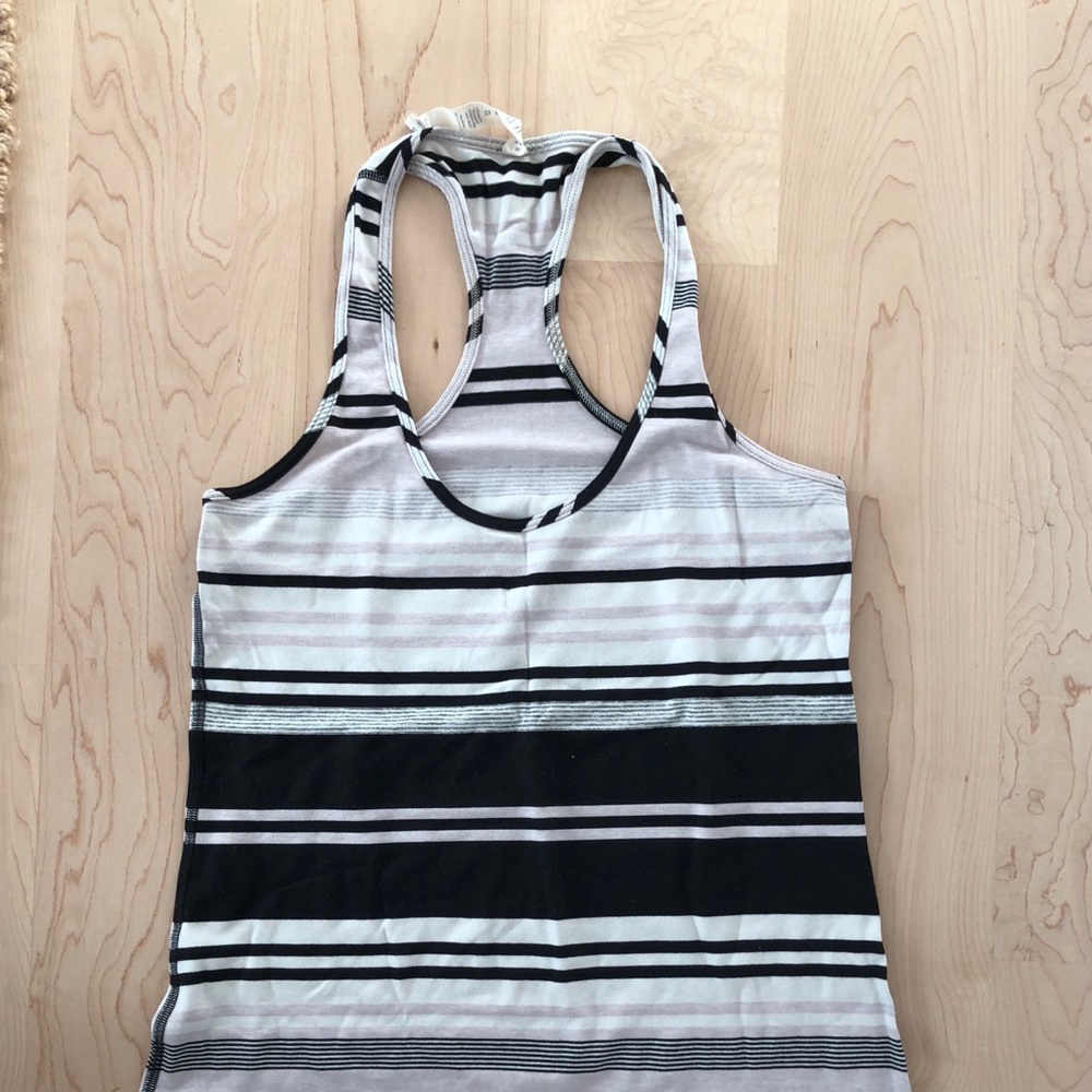 Lululemon striped work out tank